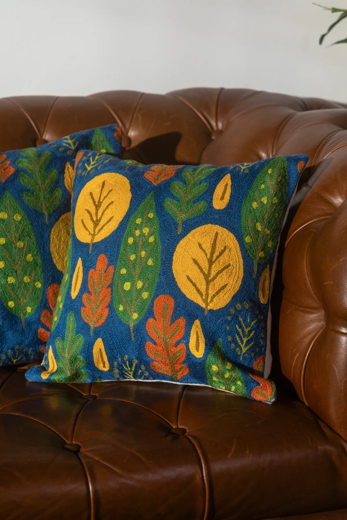 Nordic Twilight Forest Cushion Cover
