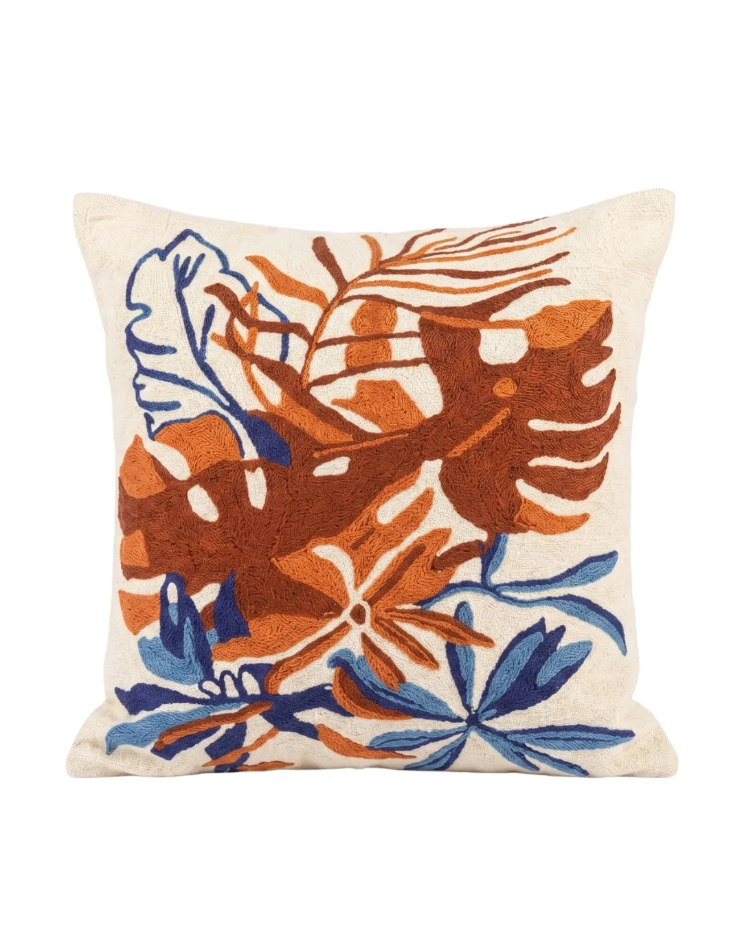 Tropical Terra Crewel Cushion Cover - Image 3