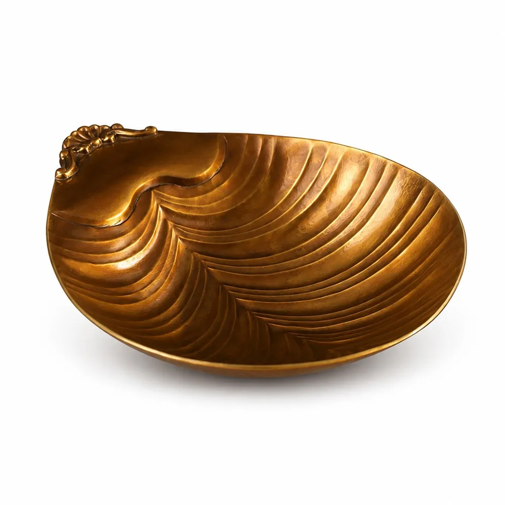 Ostra Brass Trinket Tray - Image 4